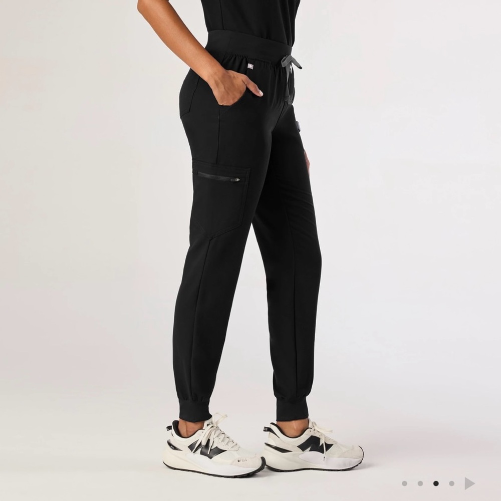 Figs Black Jogger Pants for Women
